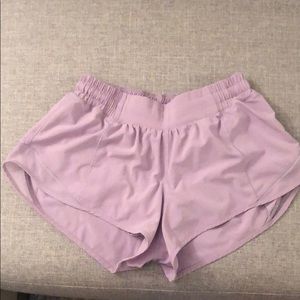 Lululemon Hotty Hot Shorts Lavender size 6
